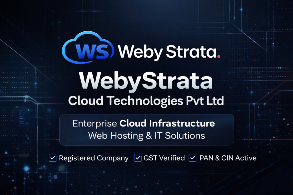 WebyStrata Cloud Technologies Private Limited