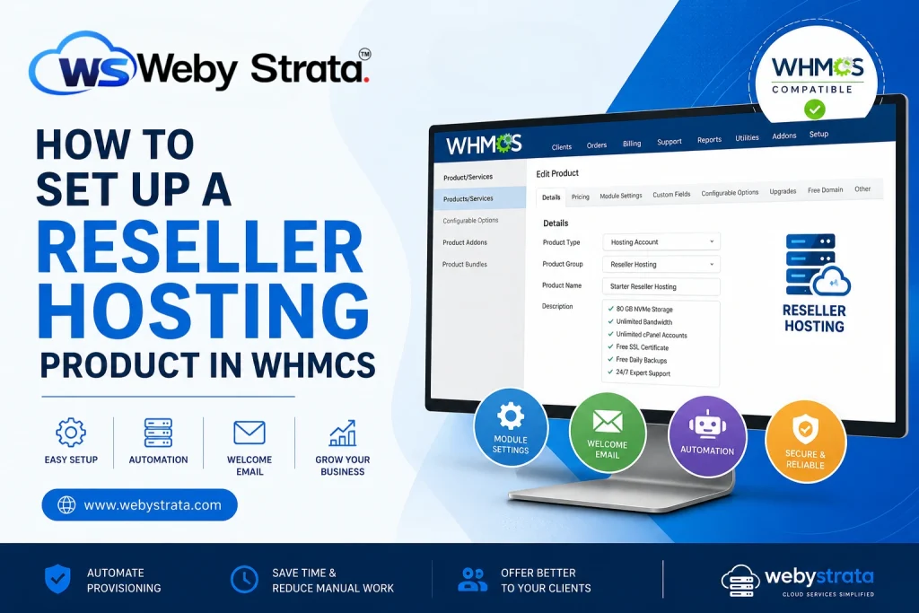 How to Set Up a Reseller Hosting Product in WHMCS