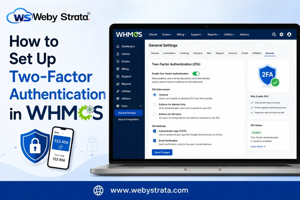 How to Set Up Two-Factor Authentication in WHMCS