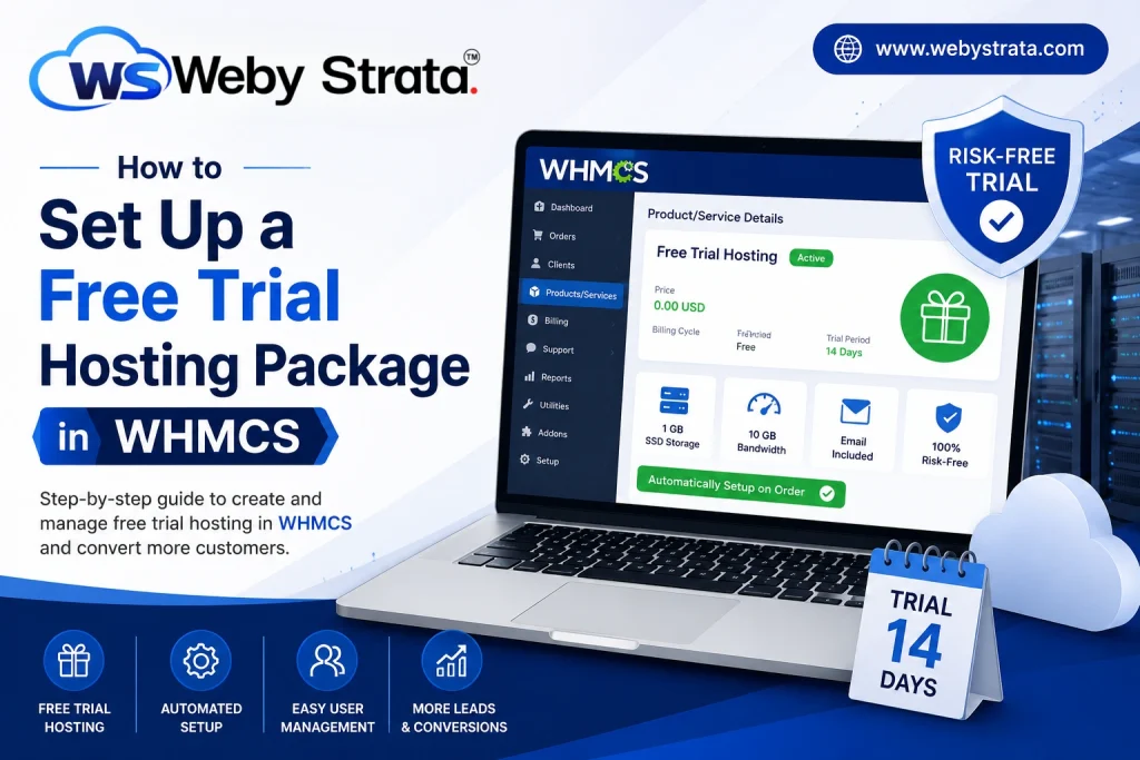 How to Set Up a Free Trial Hosting Package in WHMCS