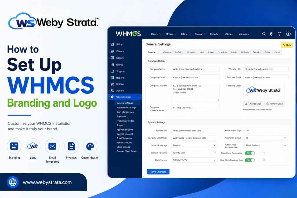 How to Set Up WHMCS Branding and Logo