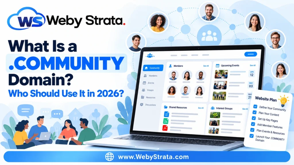 What Is a .COMMUNITY Domain? Who Should Use It in 2026?