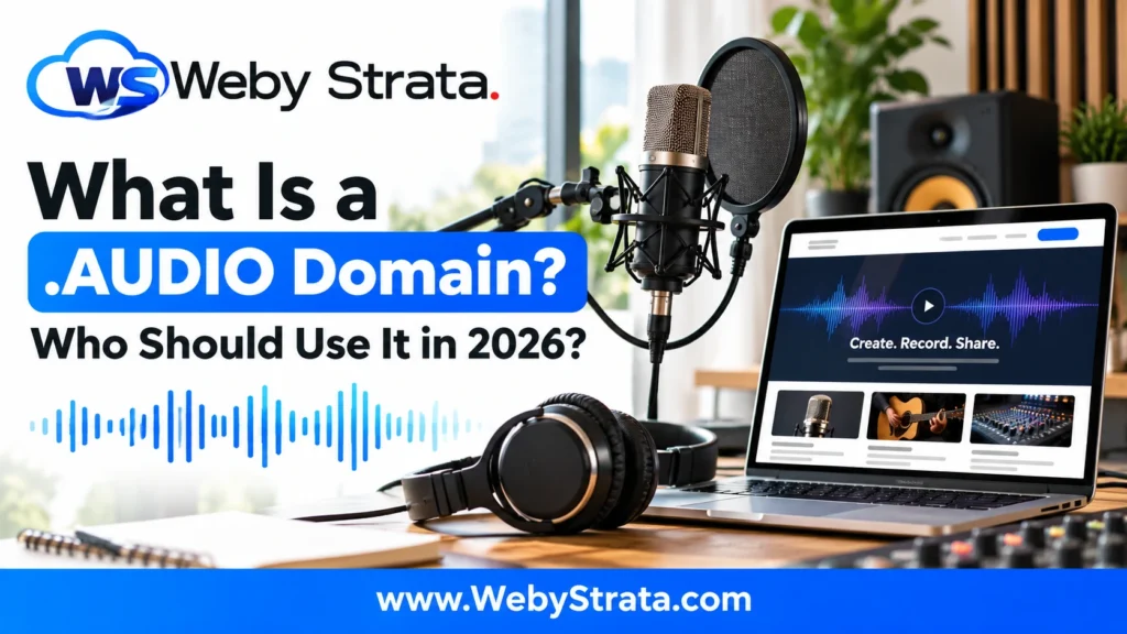 What Is a .AUDIO Domain? Who Should Use It in 2026?