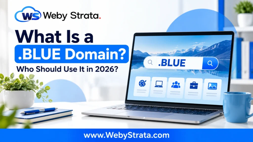 What Is a .BLUE Domain? Who Should Use It in 2026?