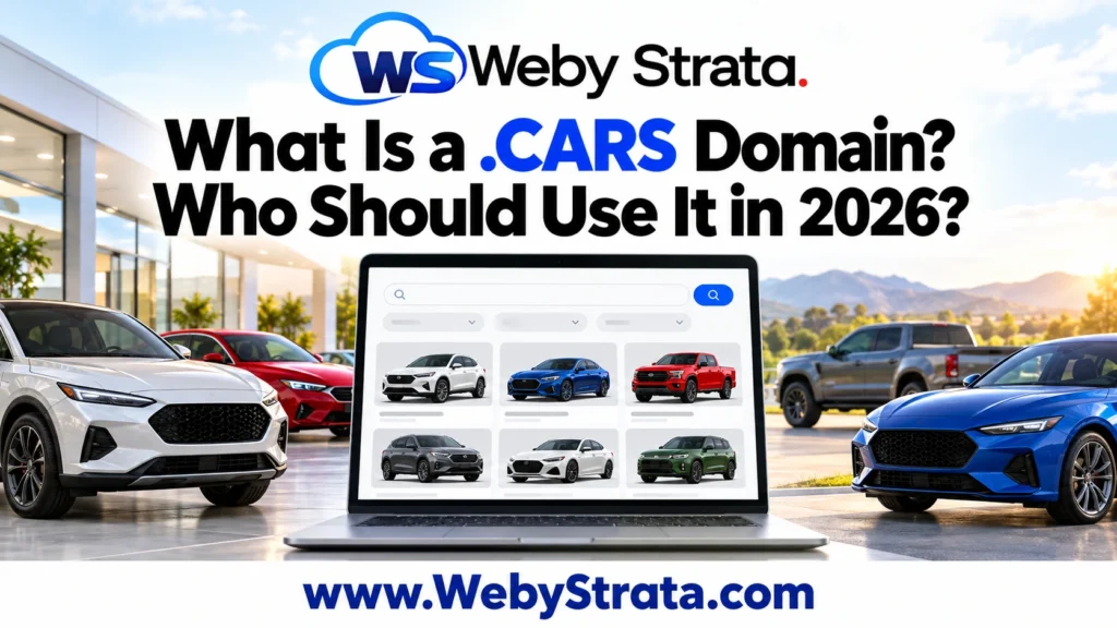What Is a .CARS Domain? Who Should Use It in 2026?