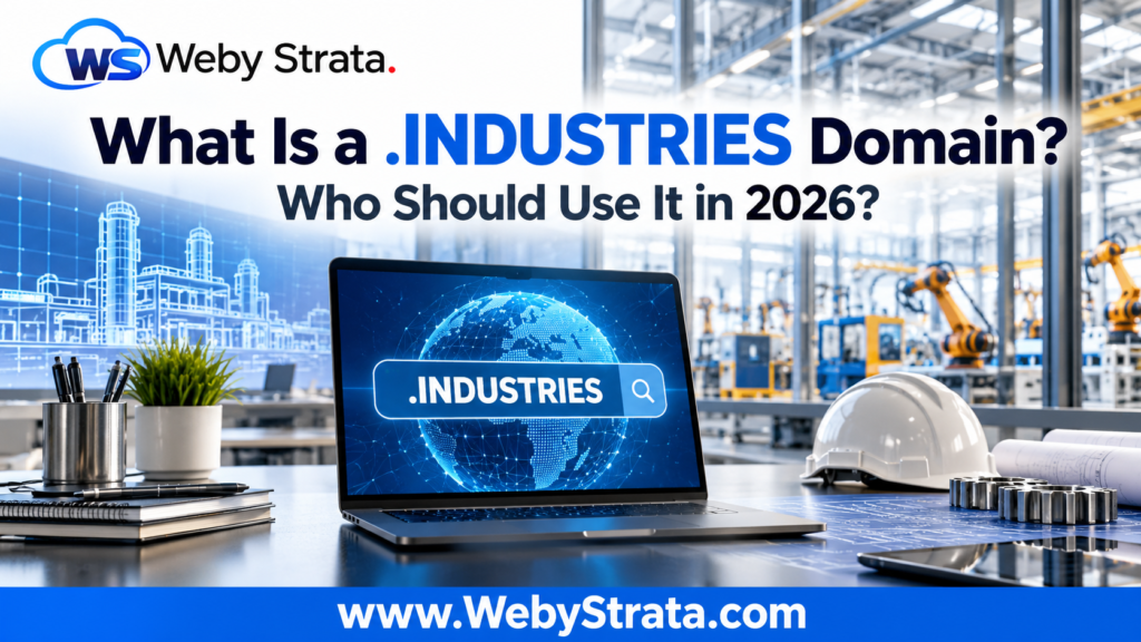 What Is a .INDUSTRIES Domain? Who Should Use It in 2026?