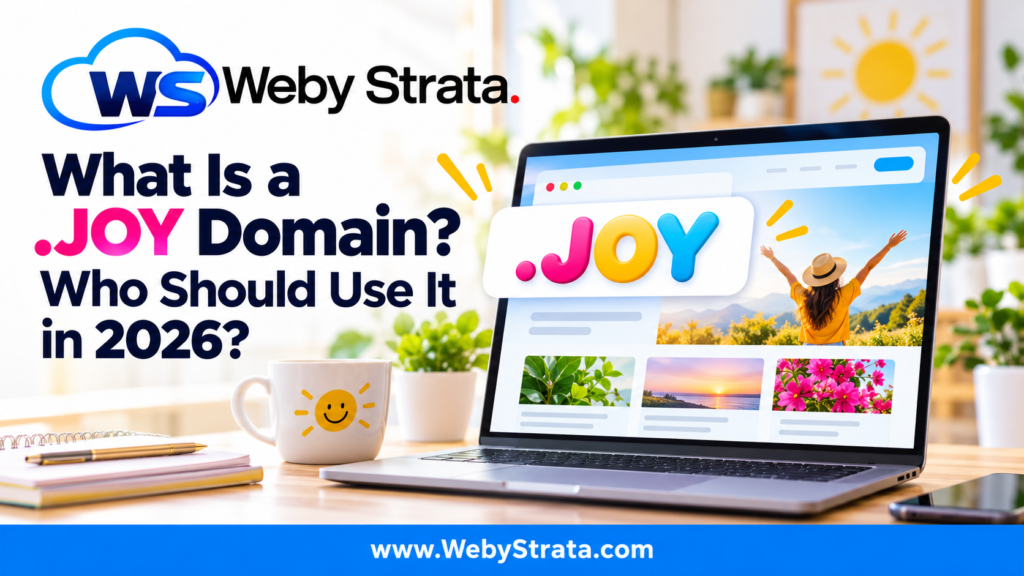 What Is a .JOY Domain? Who Should Use It in 2026?