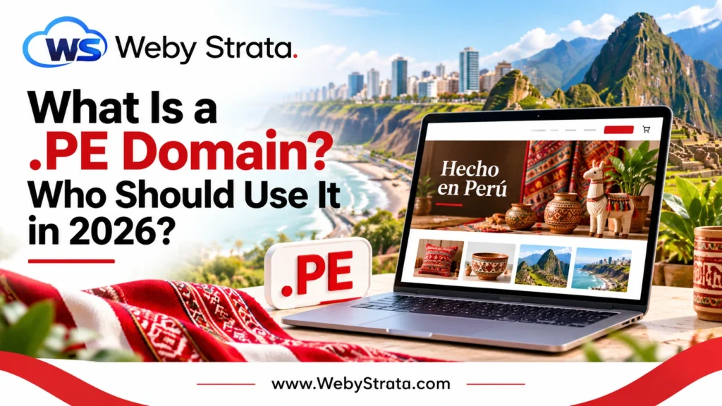 What Is a .PE Domain? Who Should Use It in 2026?