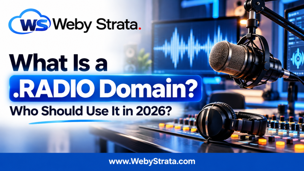 What Is a .RADIO Domain? Who Should Use It in 2026?