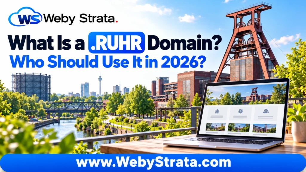 What Is a .RUHR Domain? Who Should Use It in 2026?
