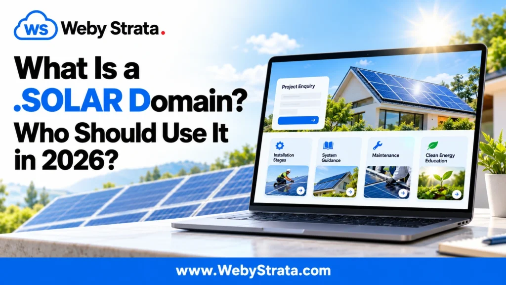 What Is a .SOLAR Domain? Who Should Use It in 2026?