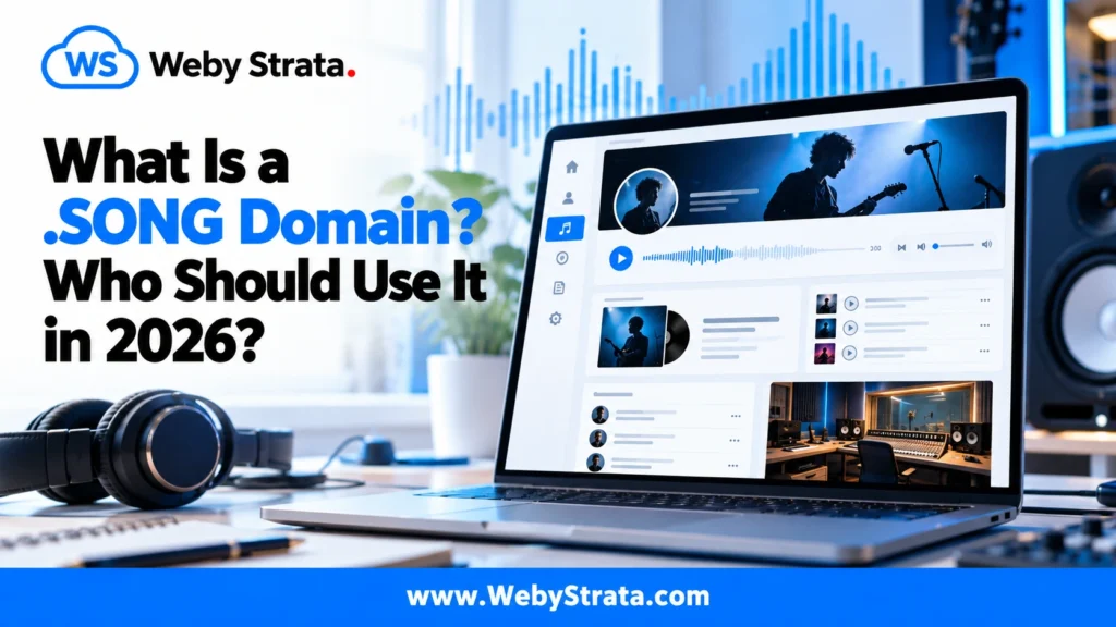 What Is a .SONG Domain? Who Should Use It in 2026?