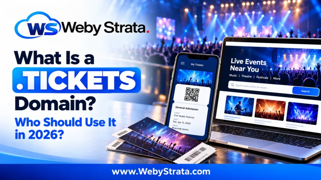 What Is a .TICKETS Domain? Who Should Use It in 2026?