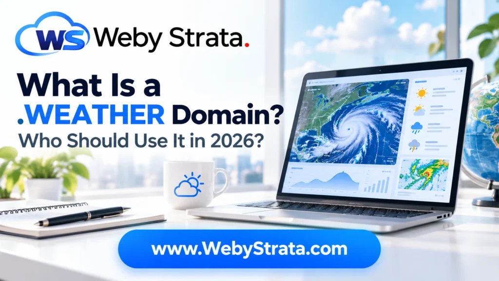 What Is a .WEATHER Domain? Who Should Use It in 2026?