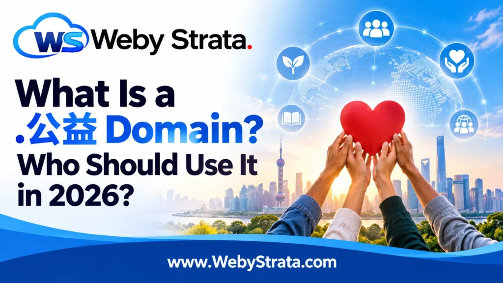 What Is a .公益 Domain? Who Should Use It in 2026?