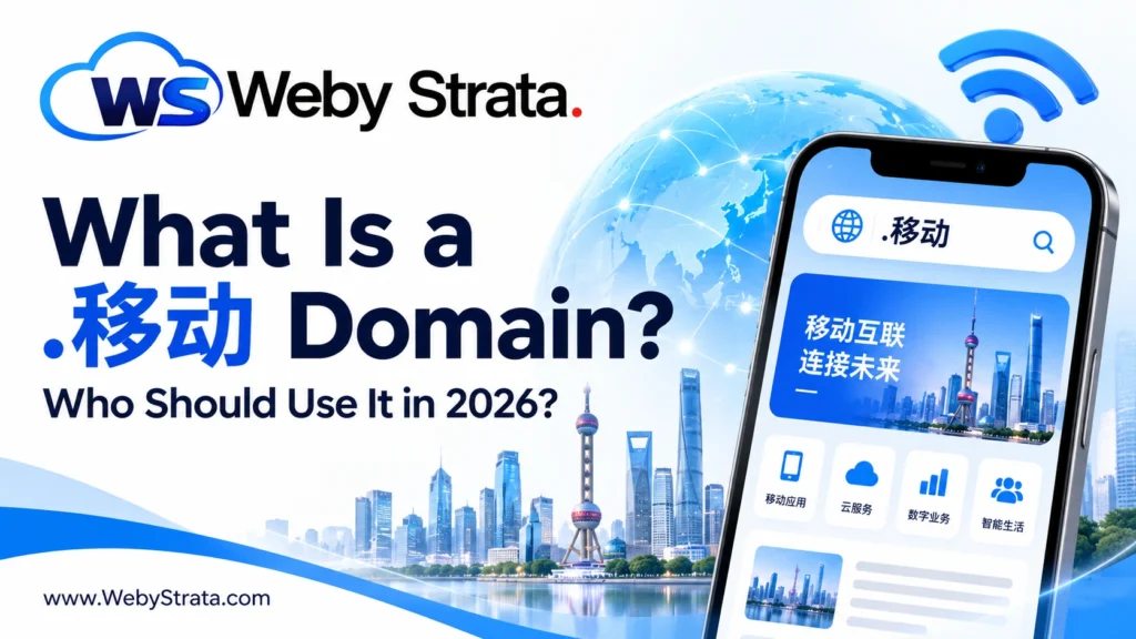 What Is a .移动 Domain? Who Should Use It in 2026?