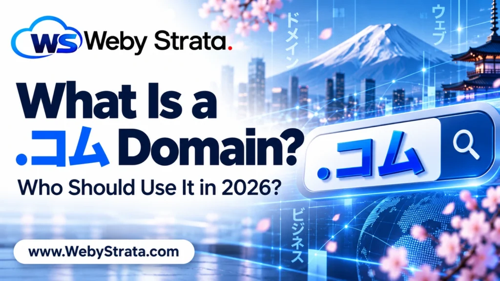 What Is a .コム Domain? Who Should Use It in 2026?